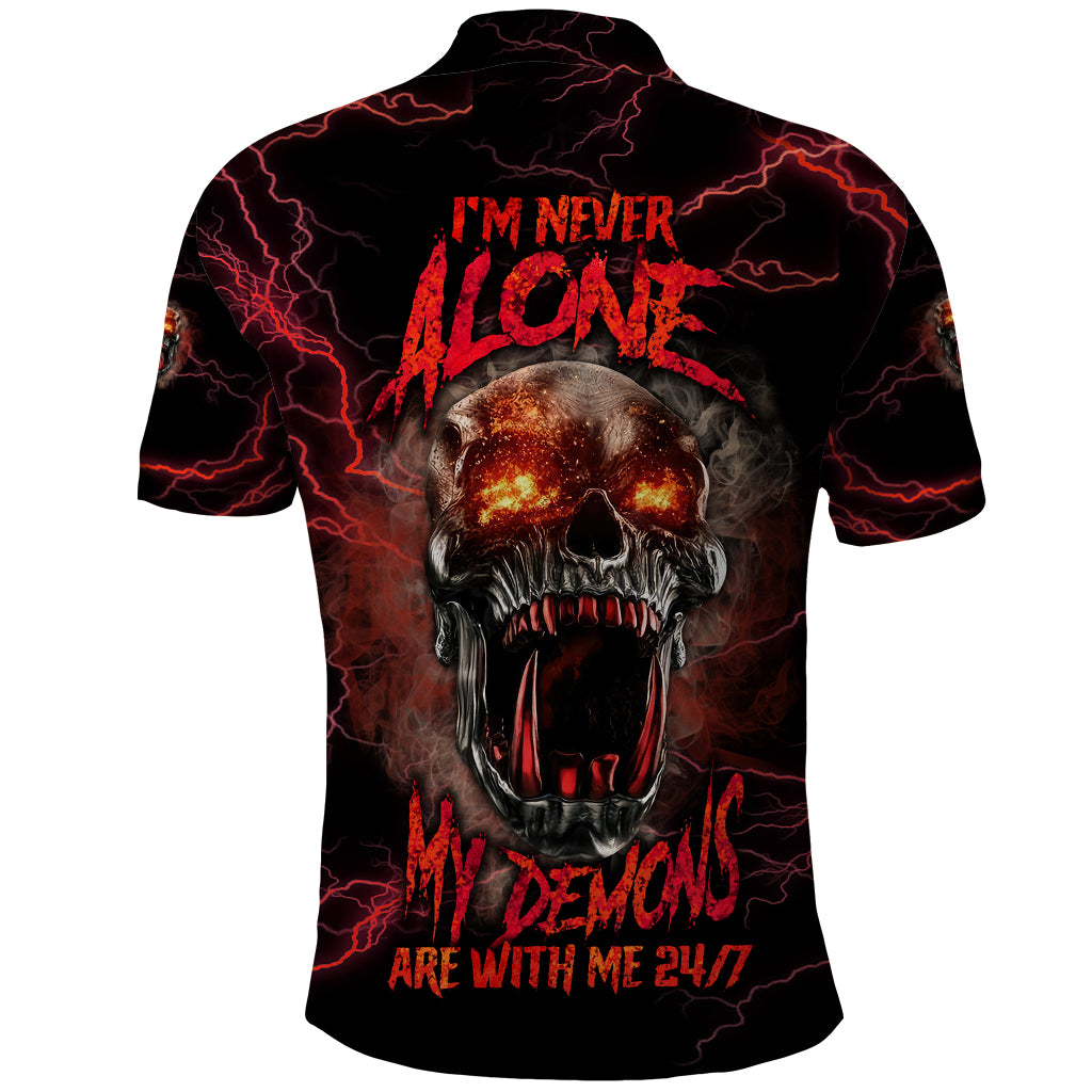 im-never-alone-skull-demon-polo-shirt