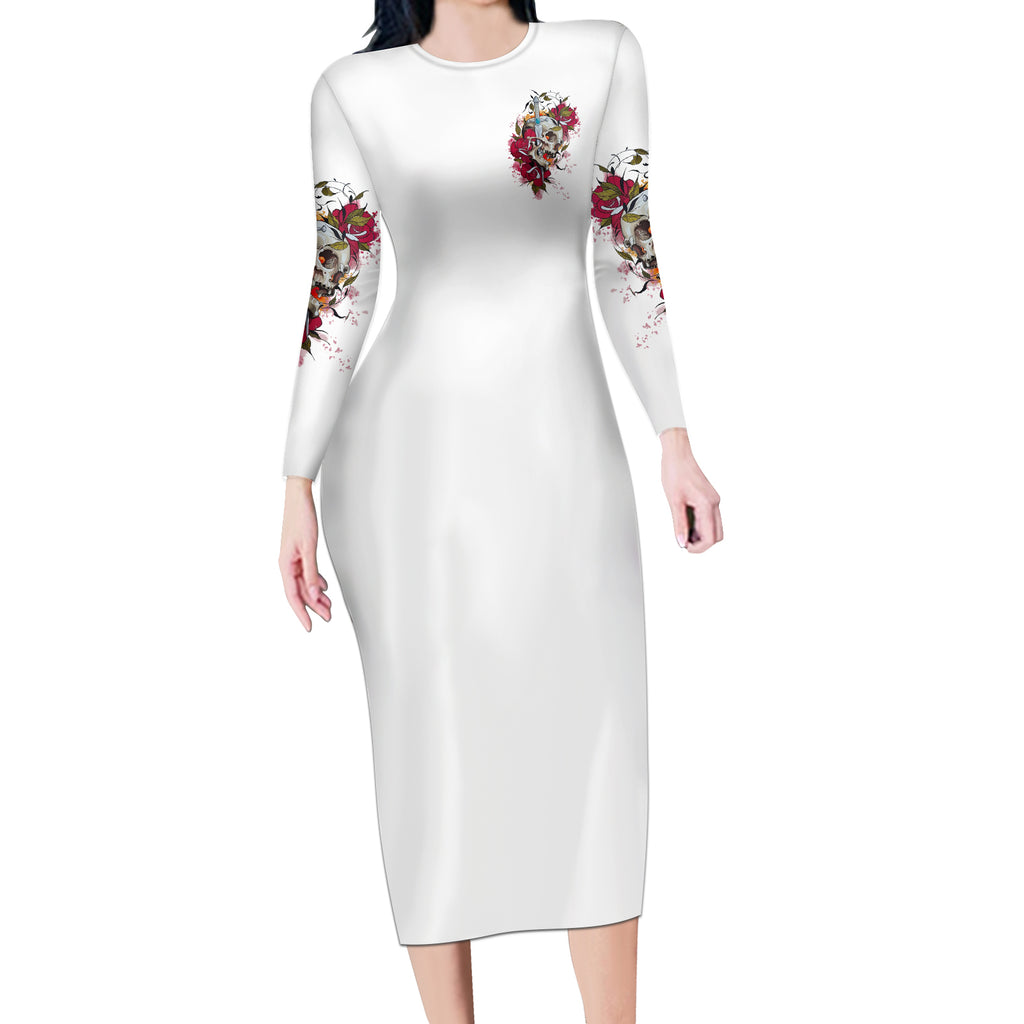 you-inspire-my-inner-serial-k-skull-rose-long-sleeve-bodycon-dress