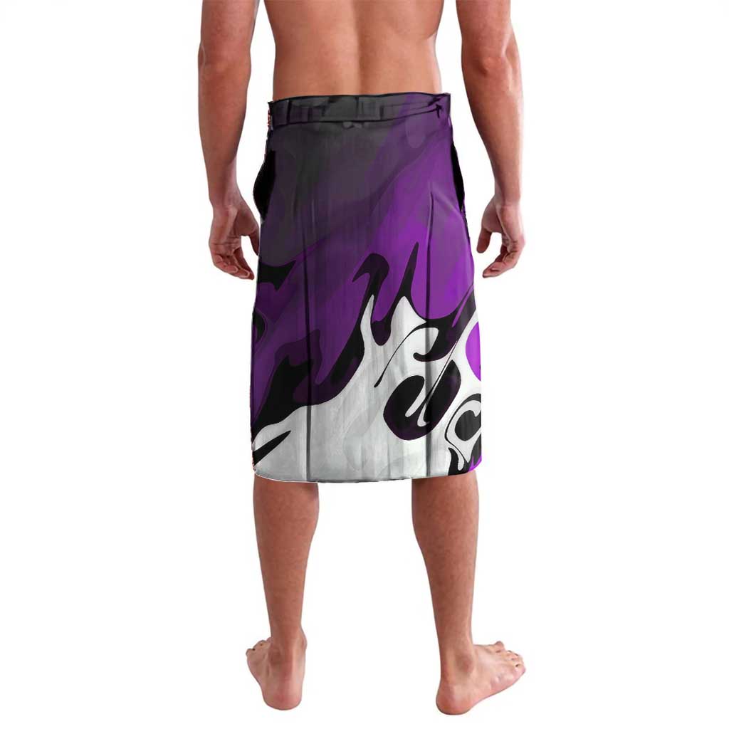Shinobu Kocho Demon Slayer Butterfly Theme Lavalava with Purple Accents and Manga Collage Design - The Mazicc
