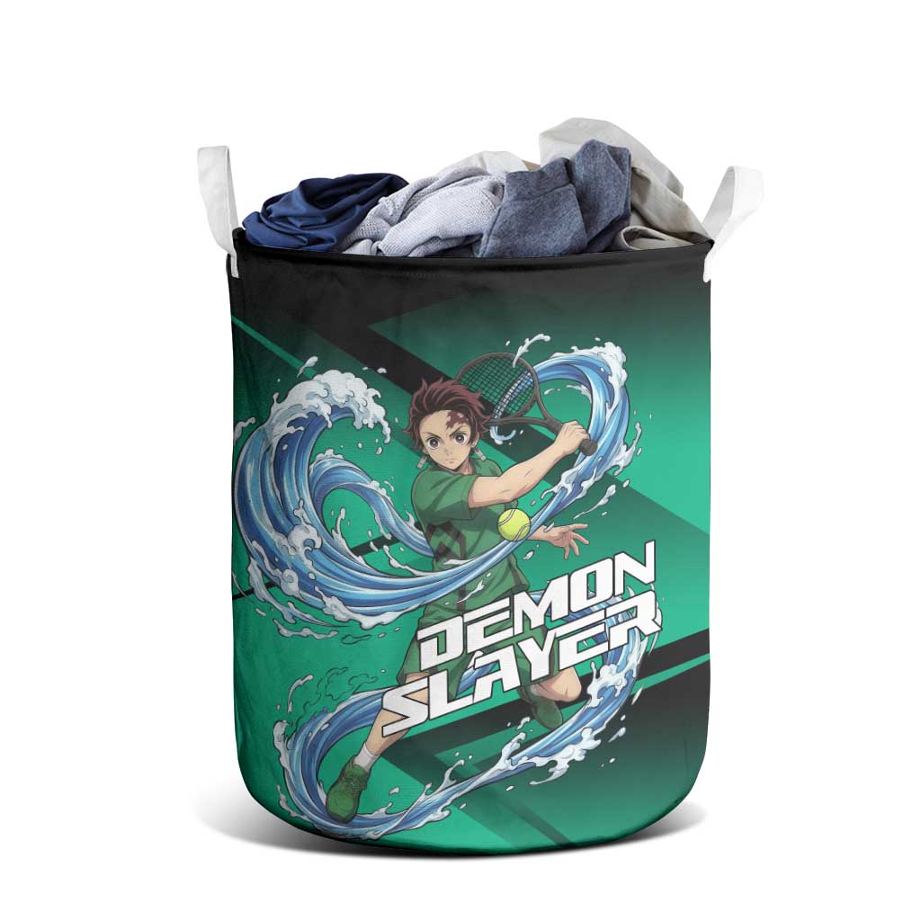 Tanjiro Kamado Water Hashira Laundry Basket Sporty Anime Mashup Style