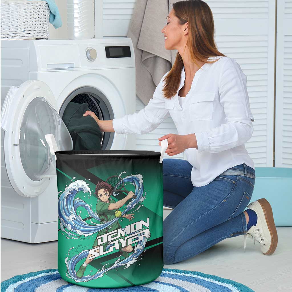 Tanjiro Kamado Water Hashira Laundry Basket Sporty Anime Mashup Style