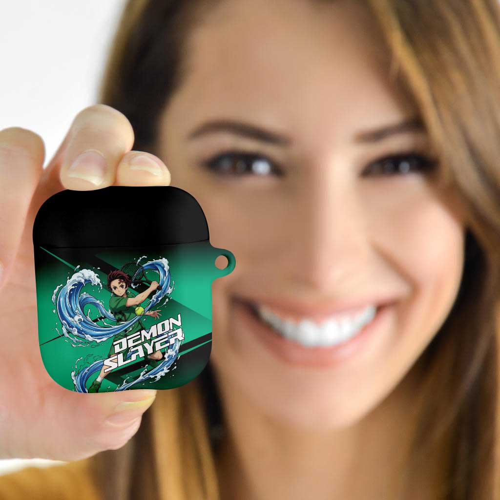 Tanjiro Kamado Water Hashira AirPods Case Sporty Anime Mashup Style