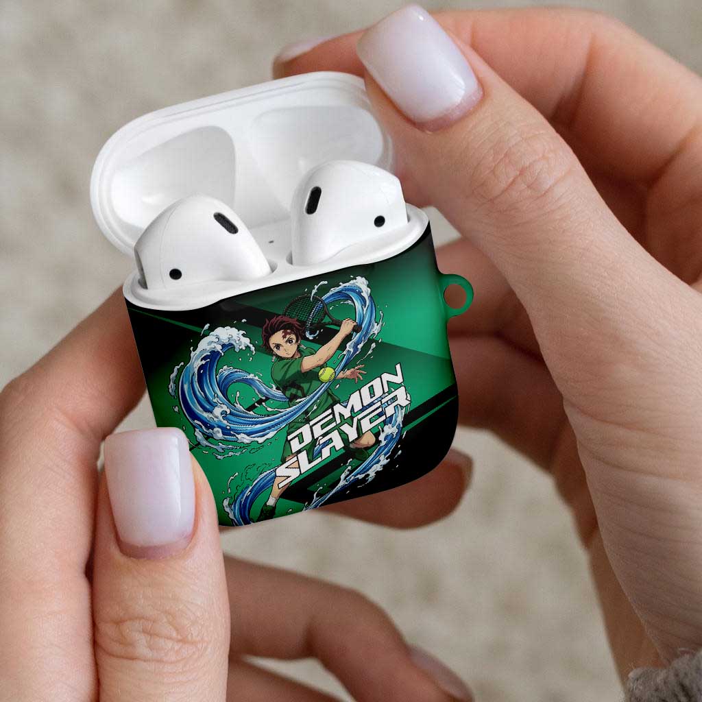 Tanjiro Kamado Water Hashira AirPods Case Sporty Anime Mashup Style