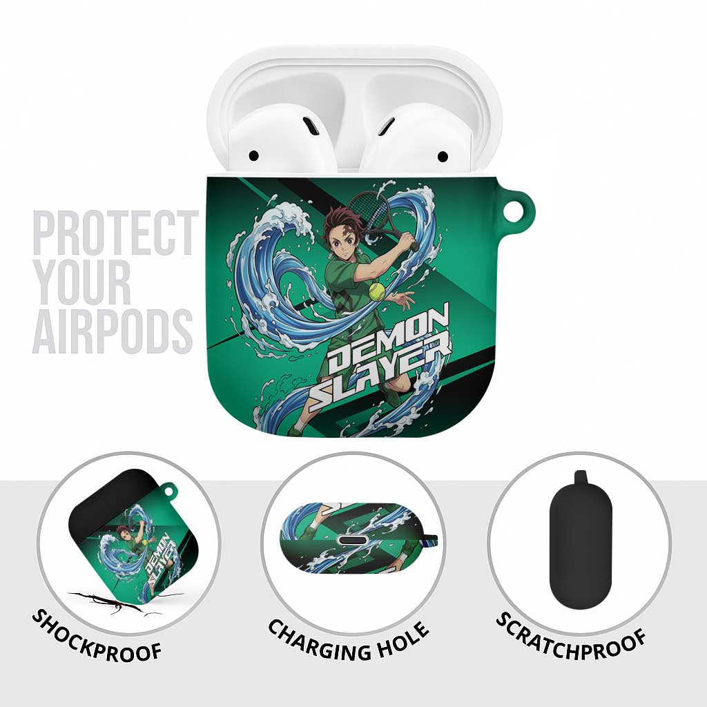 Tanjiro Kamado Water Hashira AirPods Case Sporty Anime Mashup Style