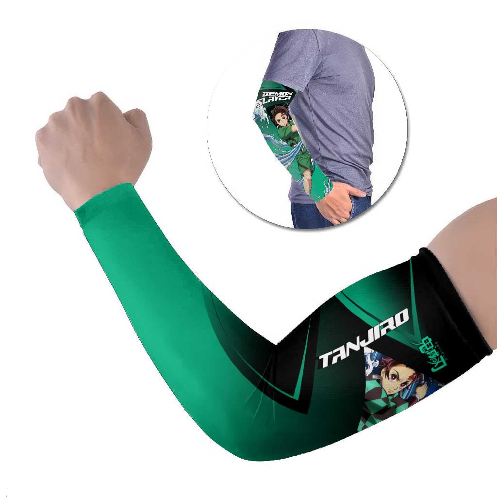 Tanjiro Kamado Water Hashira Arm Sleeves Sporty Anime Mashup Style
