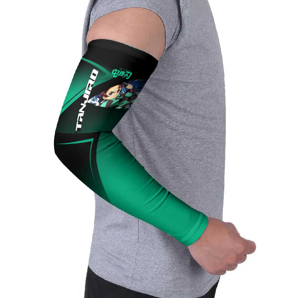 Tanjiro Kamado Water Hashira Arm Sleeves Sporty Anime Mashup Style