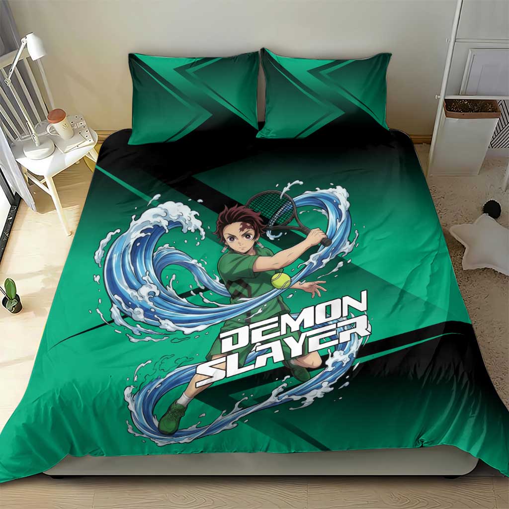 Tanjiro Kamado Water Hashira Bedding Set Sporty Anime Mashup Style