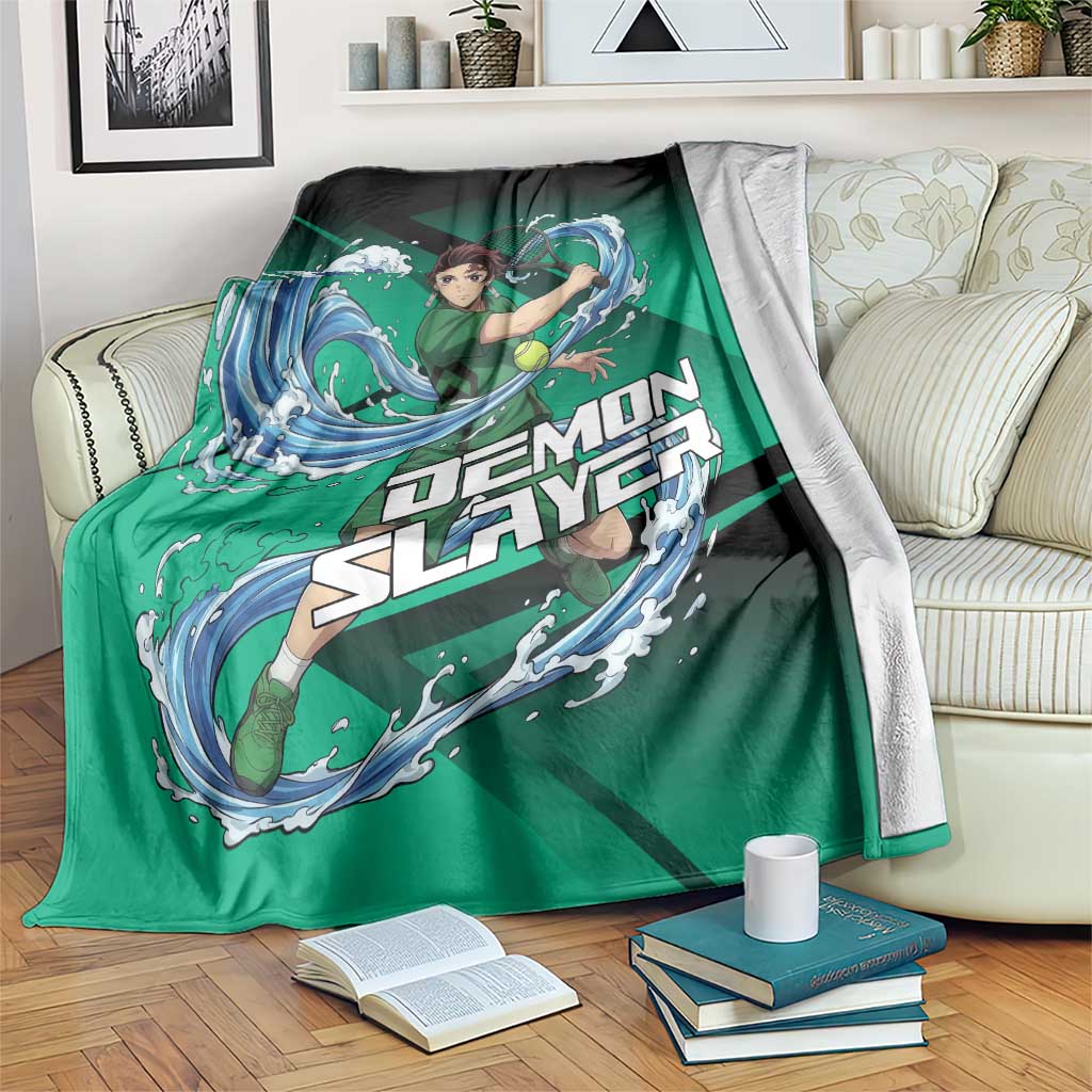 Tanjiro Kamado Water Hashira Blanket Sporty Anime Mashup Style