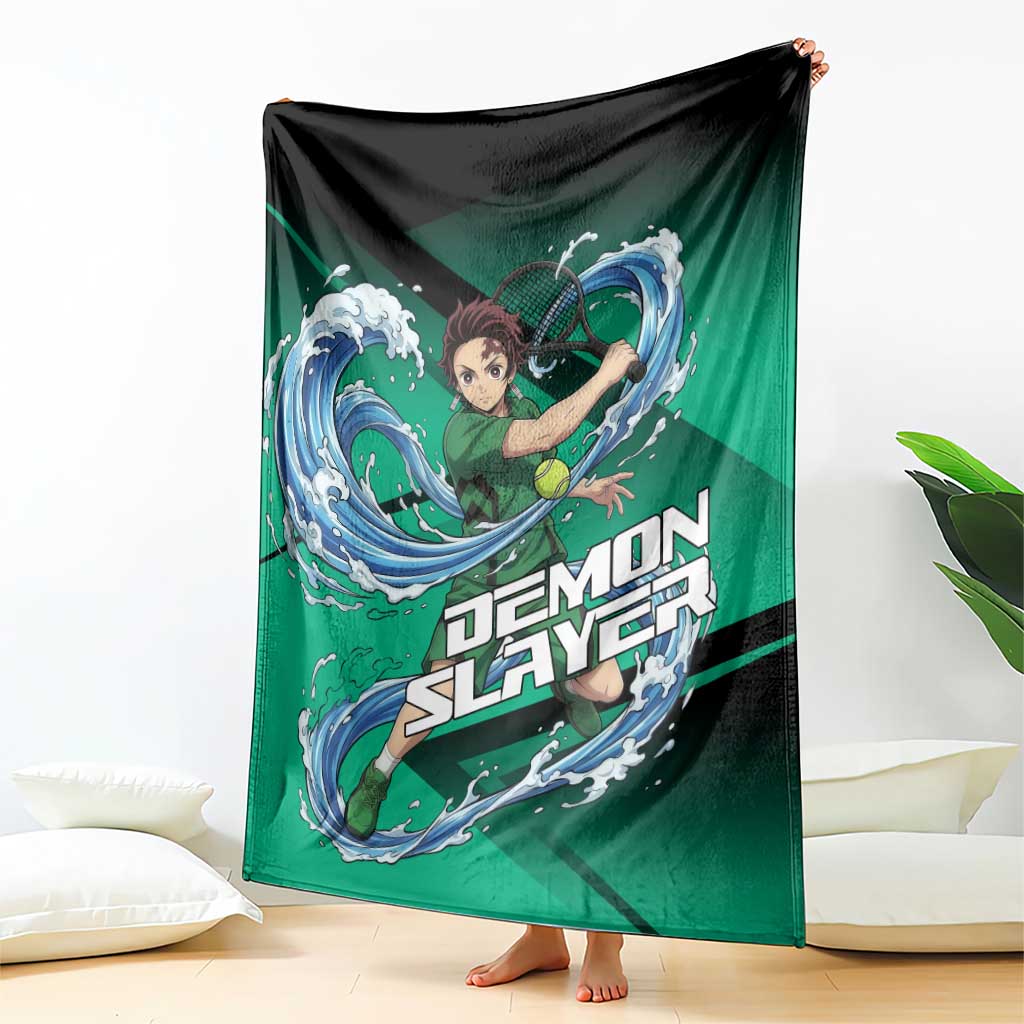 Tanjiro Kamado Water Hashira Blanket Sporty Anime Mashup Style