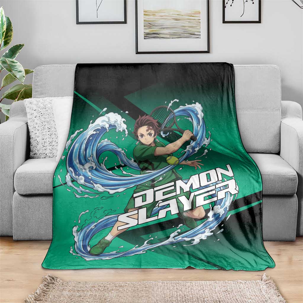 Tanjiro Kamado Water Hashira Blanket Sporty Anime Mashup Style