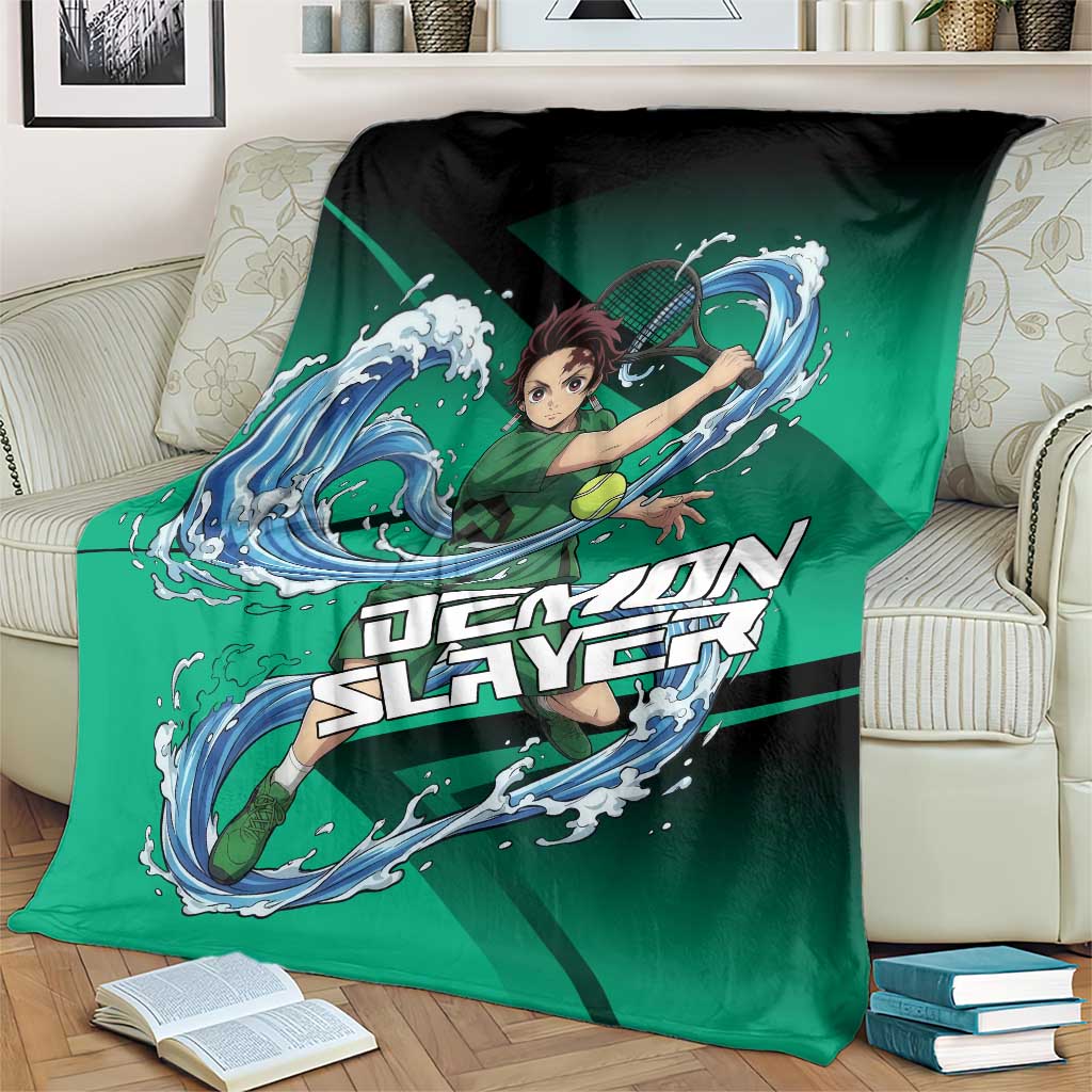Tanjiro Kamado Water Hashira Blanket Sporty Anime Mashup Style