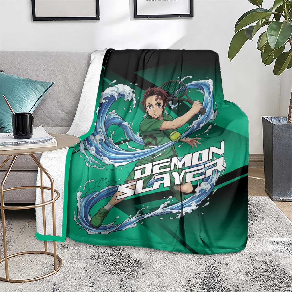 Tanjiro Kamado Water Hashira Blanket Sporty Anime Mashup Style