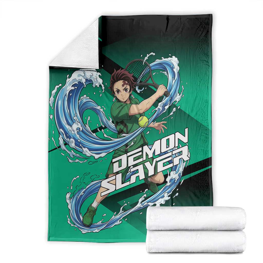 Tanjiro Kamado Water Hashira Blanket Sporty Anime Mashup Style