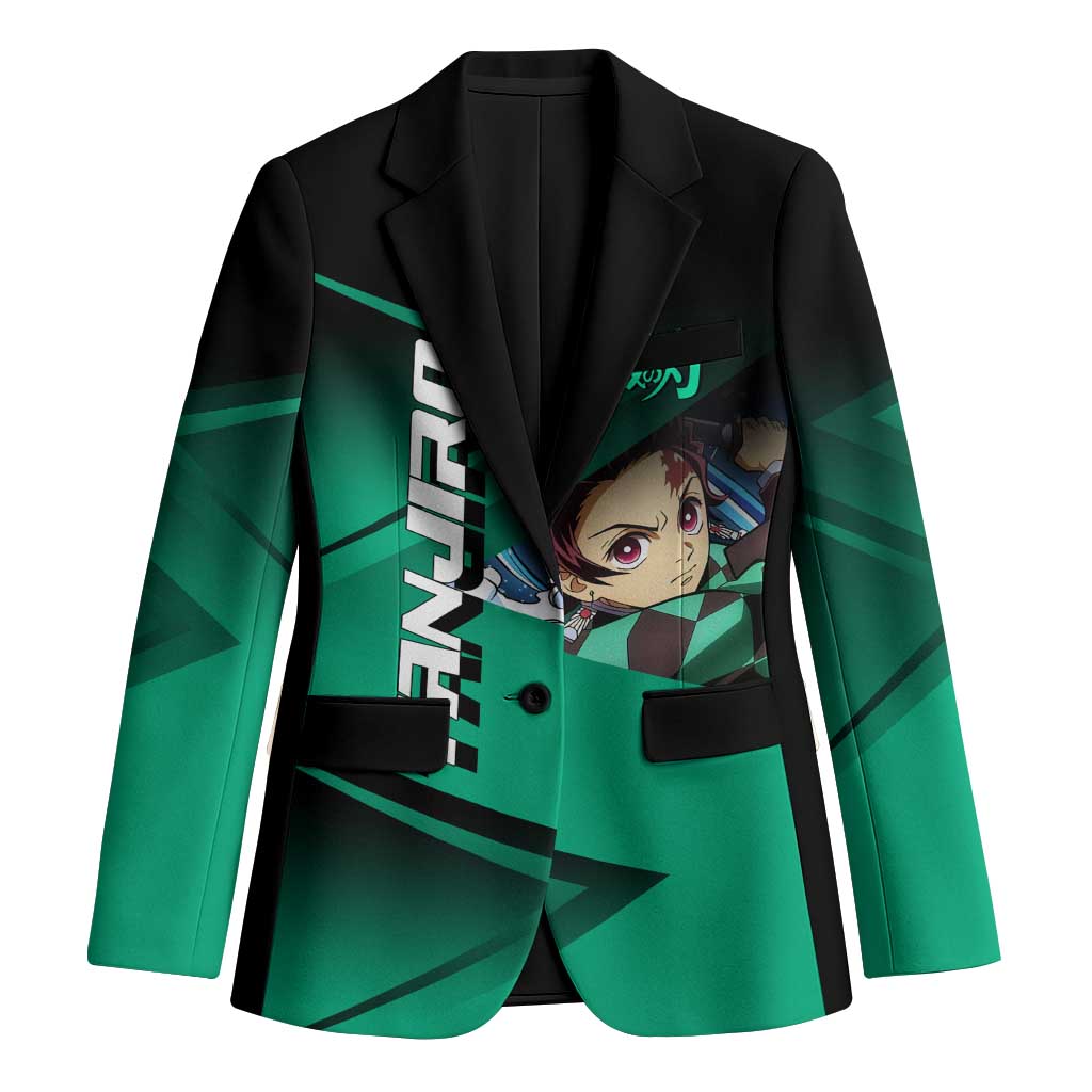 Tanjiro Kamado Water Hashira Blazer Sporty Anime Mashup Style