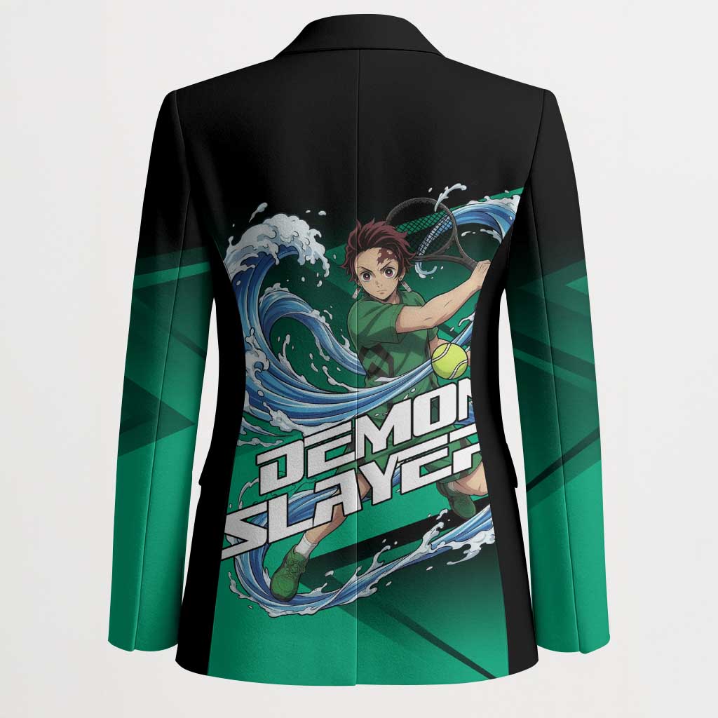 Tanjiro Kamado Water Hashira Blazer Sporty Anime Mashup Style