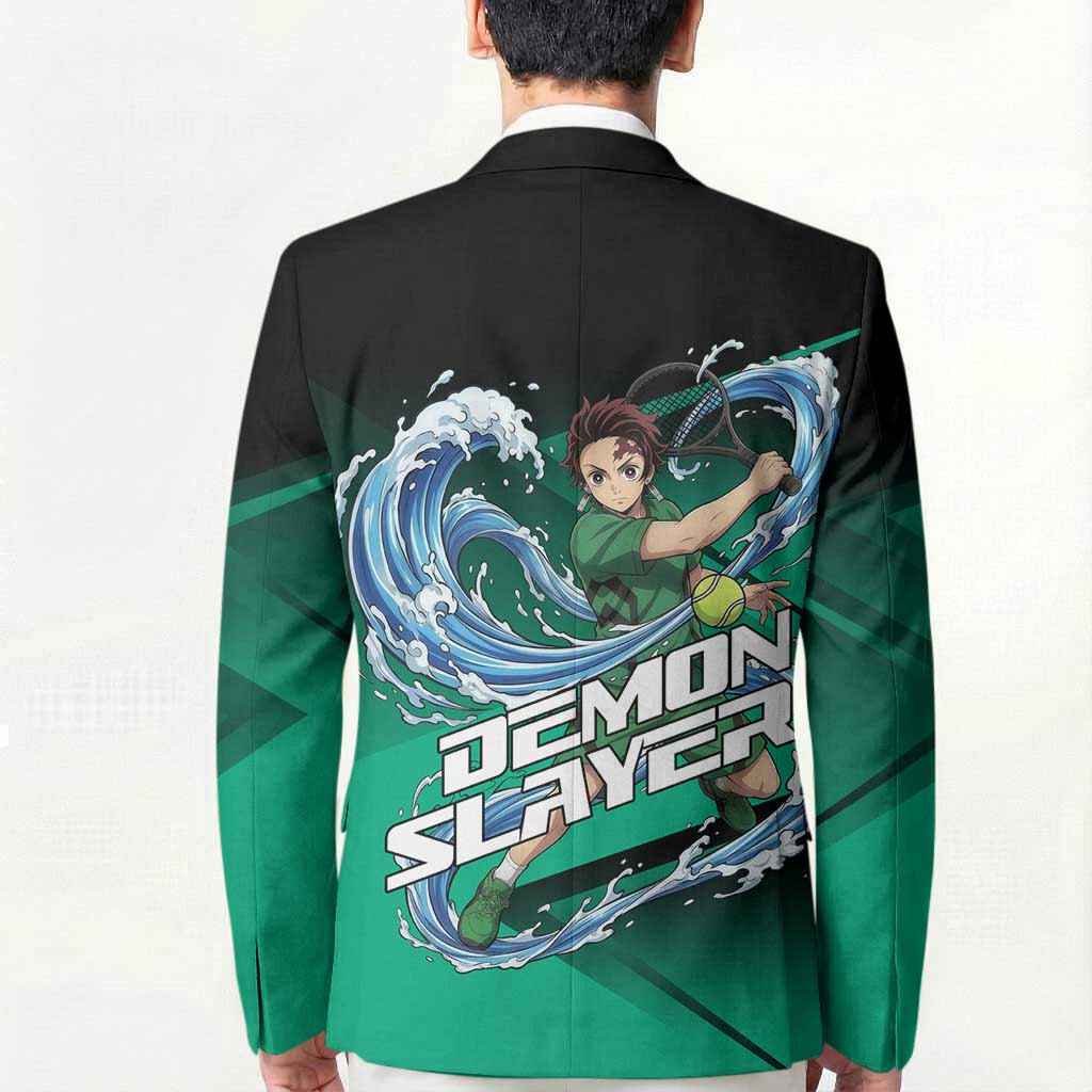 Tanjiro Kamado Water Hashira Blazer Sporty Anime Mashup Style