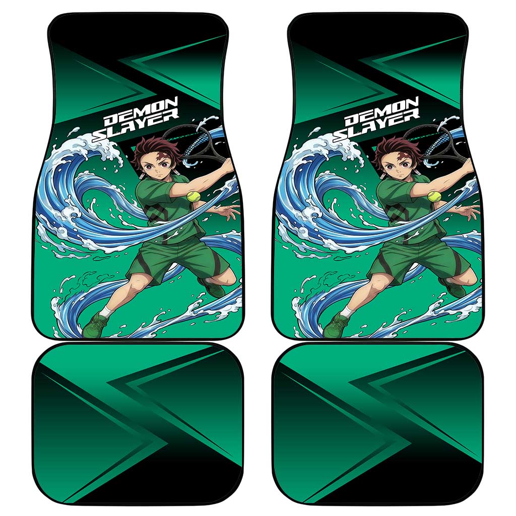 Tanjiro Kamado Water Hashira Car Mats Sporty Anime Mashup Style
