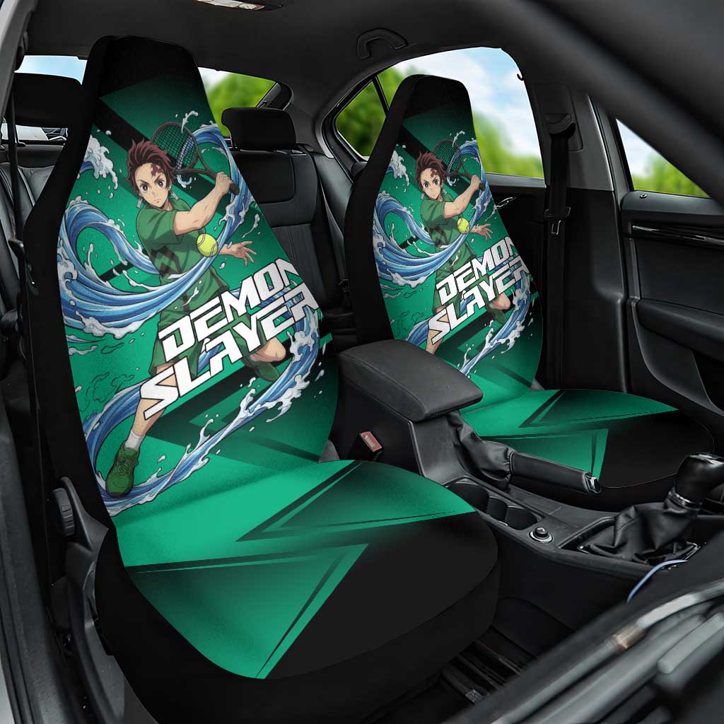 Tanjiro Kamado Water Hashira Car Seat Cover Sporty Anime Mashup Style
