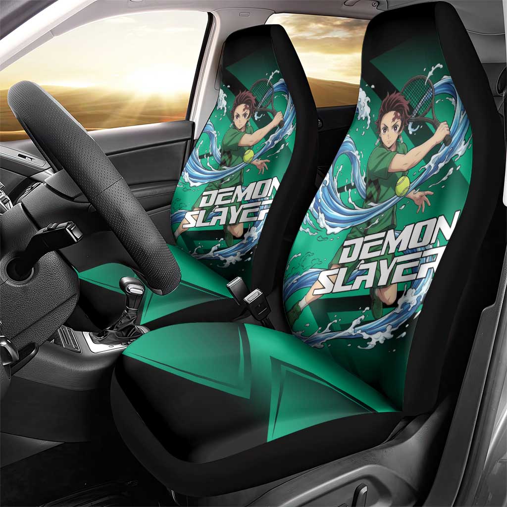 Tanjiro Kamado Water Hashira Car Seat Cover Sporty Anime Mashup Style