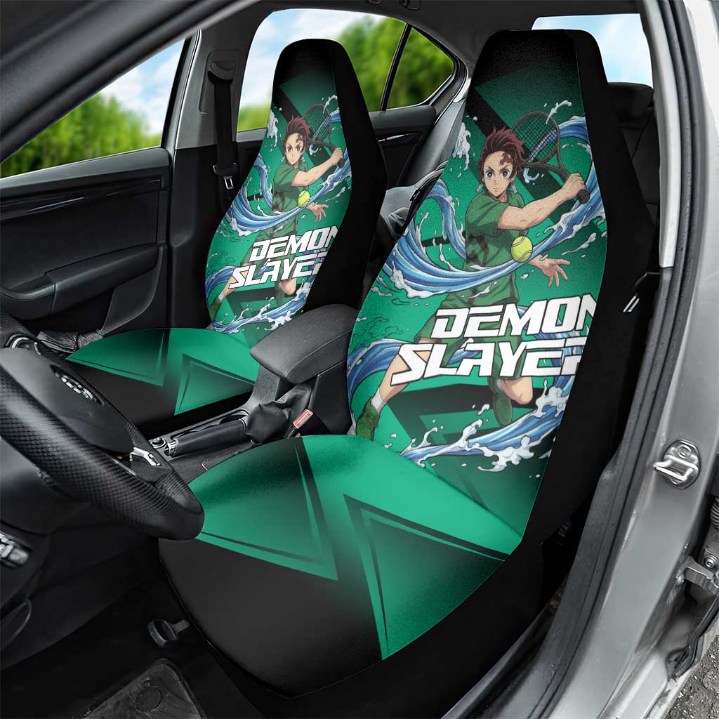 Tanjiro Kamado Water Hashira Car Seat Cover Sporty Anime Mashup Style