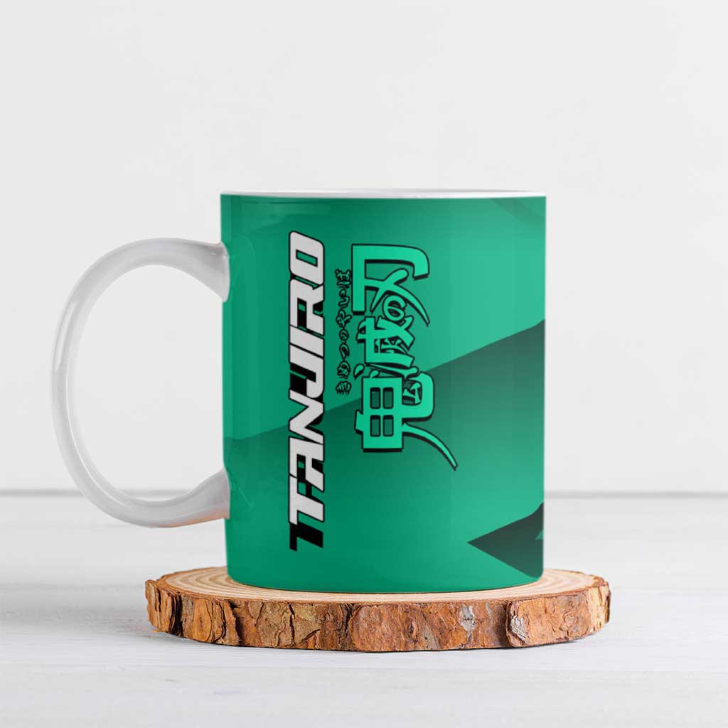 Tanjiro Kamado Water Hashira Ceramic Mug Sporty Anime Mashup Style