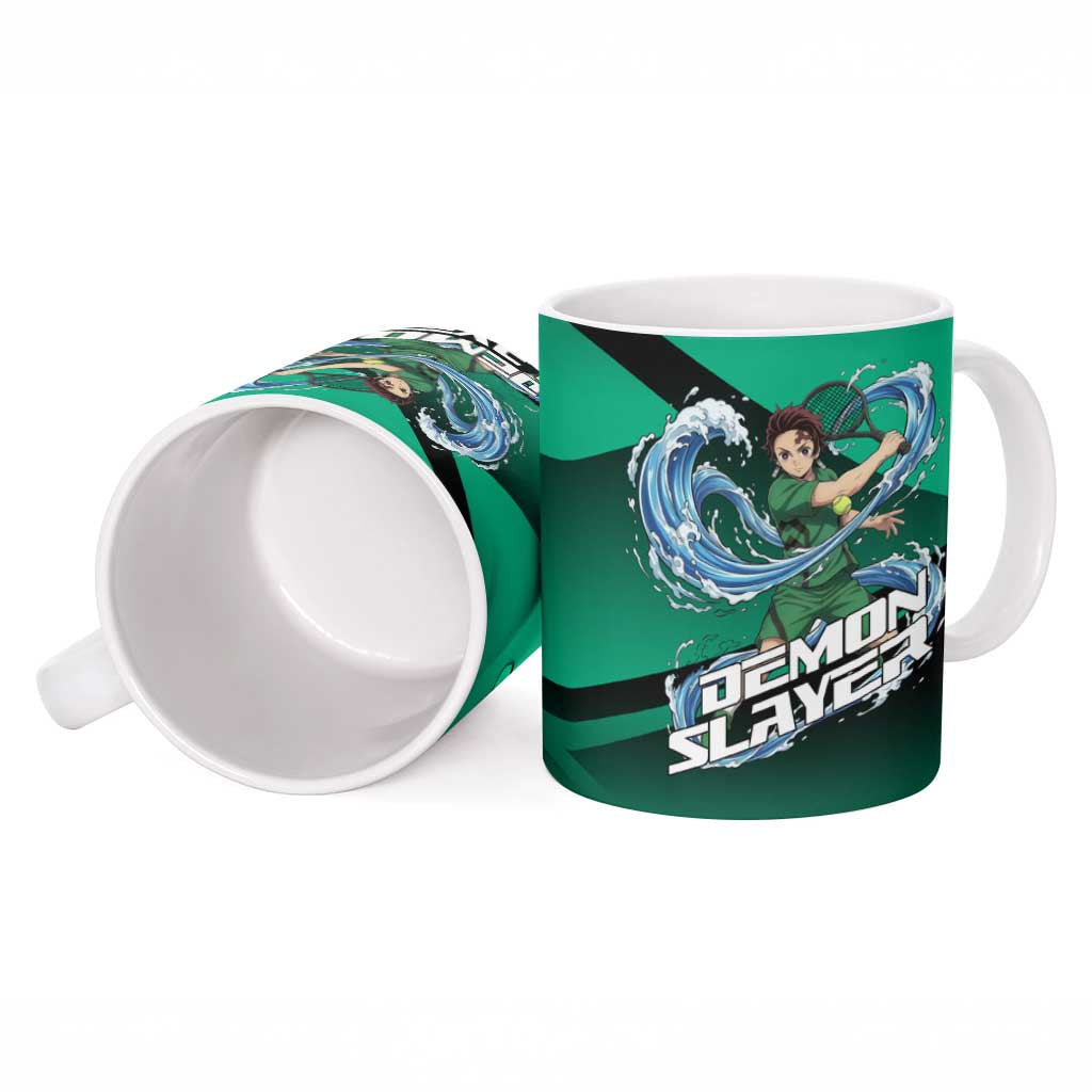 Tanjiro Kamado Water Hashira Ceramic Mug Sporty Anime Mashup Style