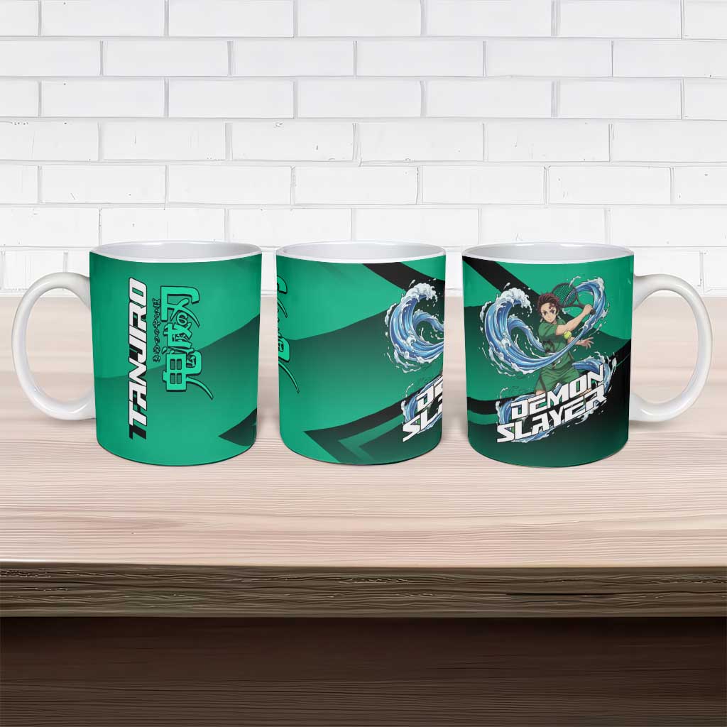 Tanjiro Kamado Water Hashira Ceramic Mug Sporty Anime Mashup Style