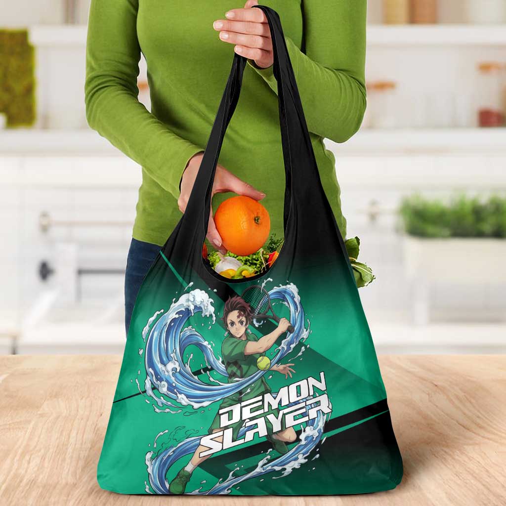 Tanjiro Kamado Water Hashira Grocery Bag Sporty Anime Mashup Style