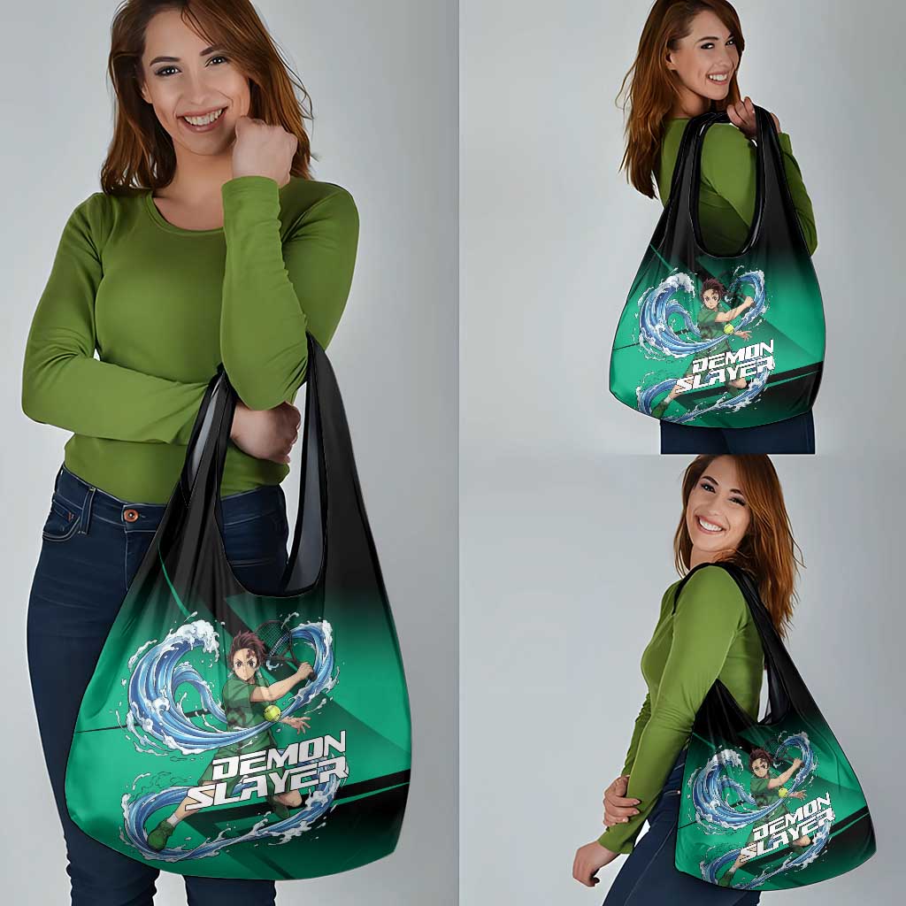 Tanjiro Kamado Water Hashira Grocery Bag Sporty Anime Mashup Style