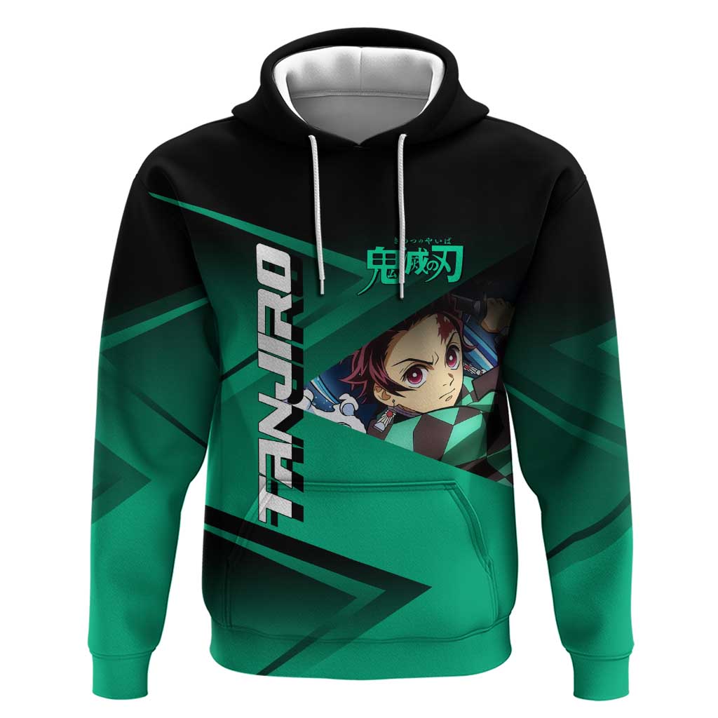 Tanjiro Kamado Water Hashira Hoodie Sporty Anime Mashup Style