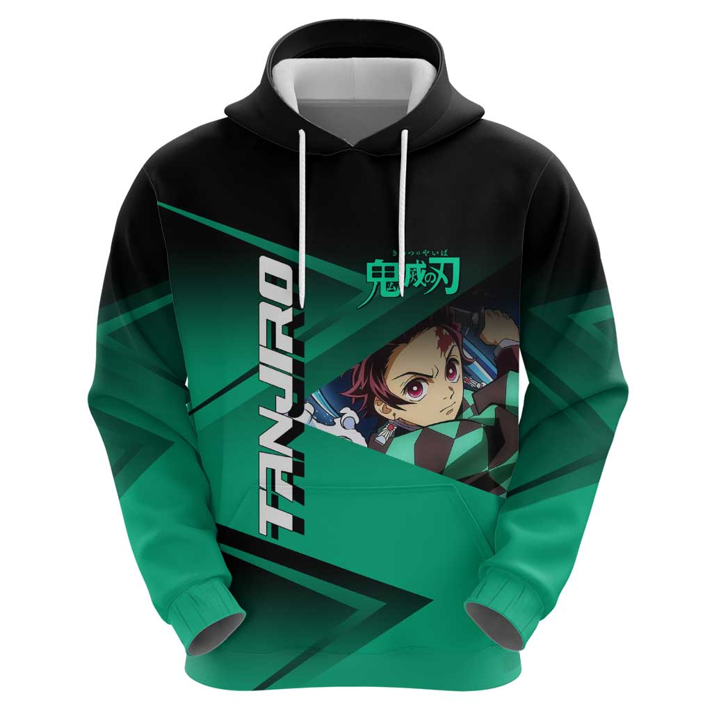 Tanjiro Kamado Water Hashira Hoodie Sporty Anime Mashup Style