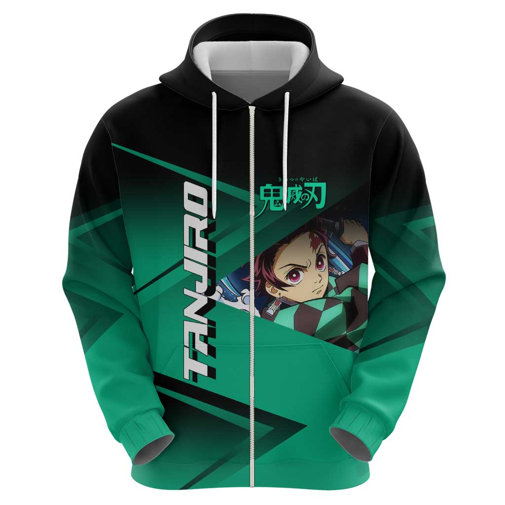 Tanjiro Kamado Water Hashira Hoodie Sporty Anime Mashup Style
