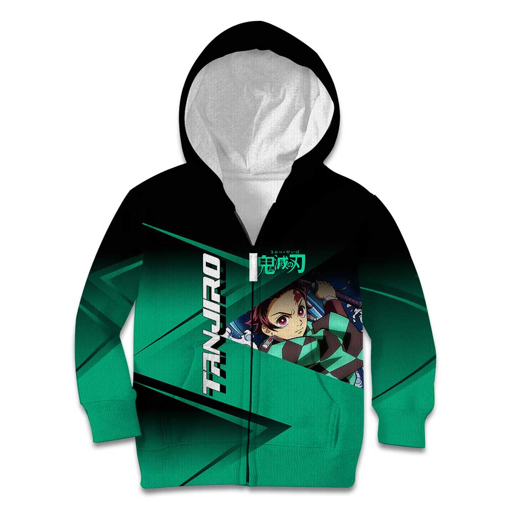 Tanjiro Kamado Water Hashira Kid Hoodie Sporty Anime Mashup Style