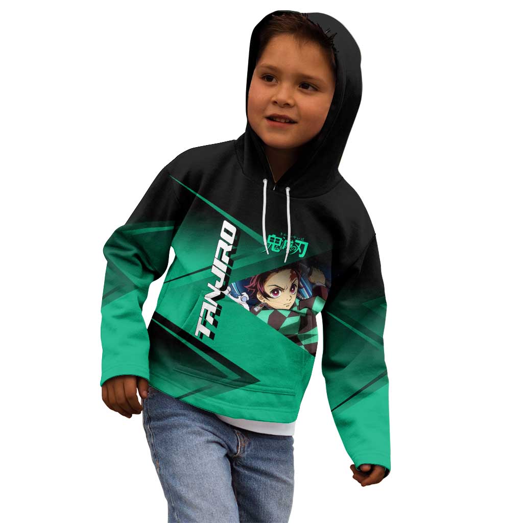 Tanjiro Kamado Water Hashira Kid Hoodie Sporty Anime Mashup Style