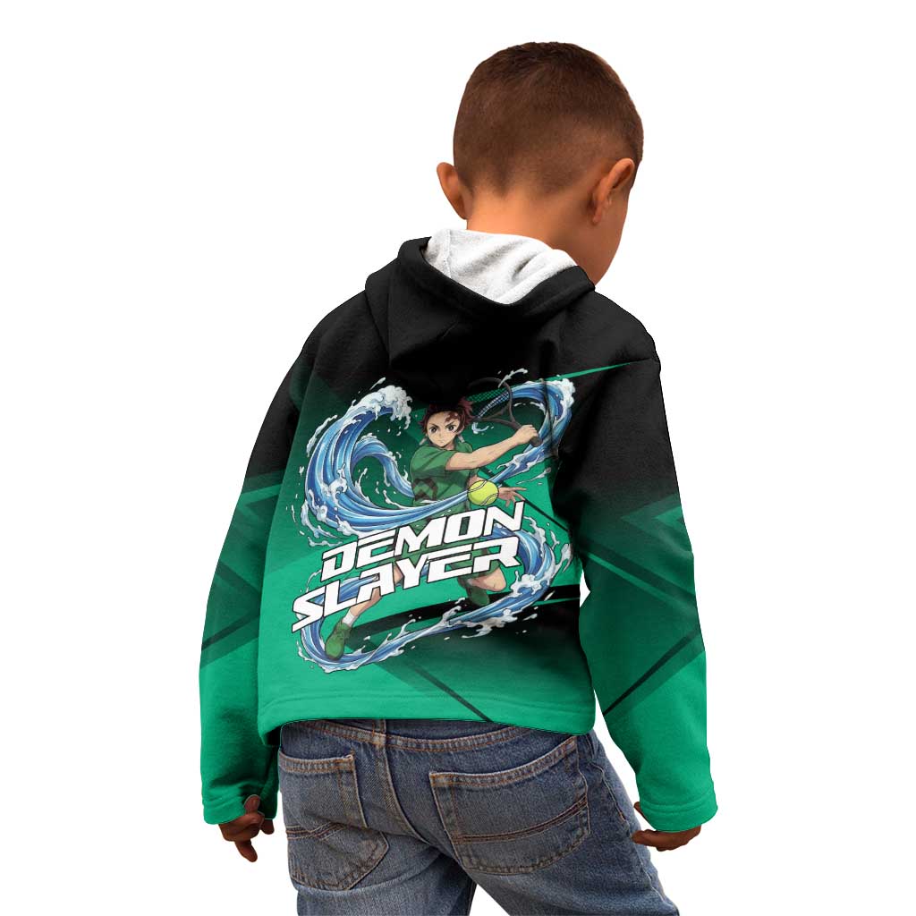 Tanjiro Kamado Water Hashira Kid Hoodie Sporty Anime Mashup Style