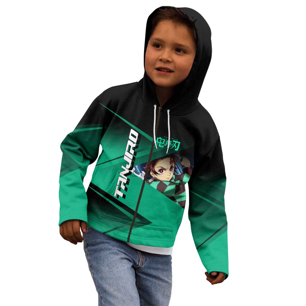 Tanjiro Kamado Water Hashira Kid Hoodie Sporty Anime Mashup Style