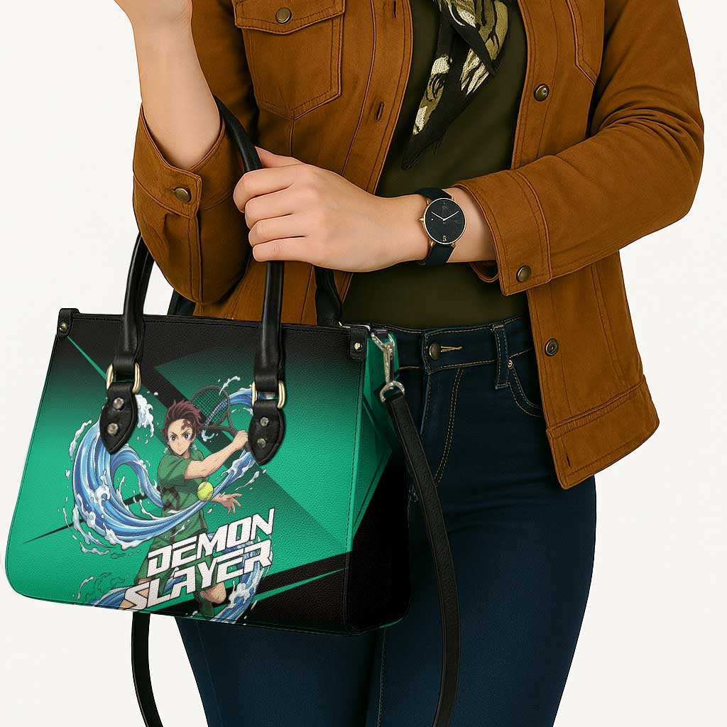 Tanjiro Kamado Water Hashira Leather Bag Sporty Anime Mashup Style