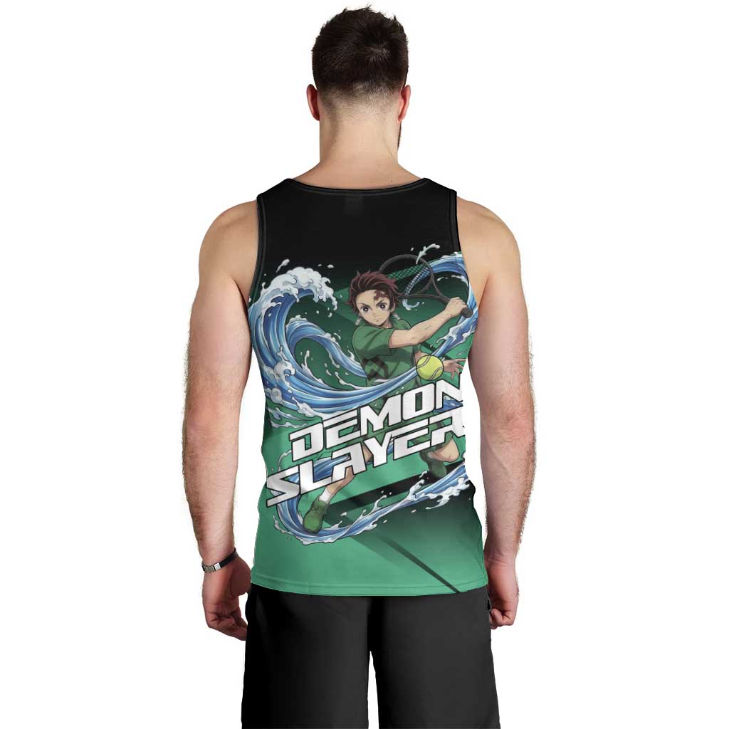 Tanjiro Kamado Water Hashira Men Tank Top Sporty Anime Mashup Style
