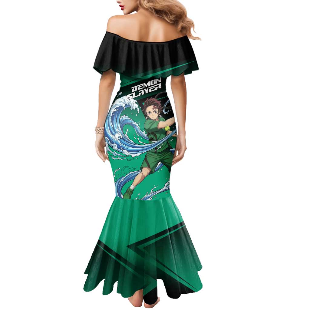 Tanjiro Kamado Water Hashira Mermaid Dress Sporty Anime Mashup Style