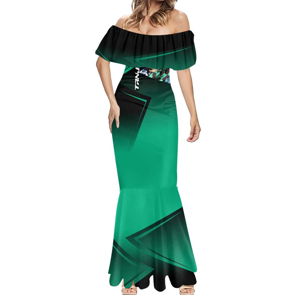 Tanjiro Kamado Water Hashira Mermaid Dress Sporty Anime Mashup Style