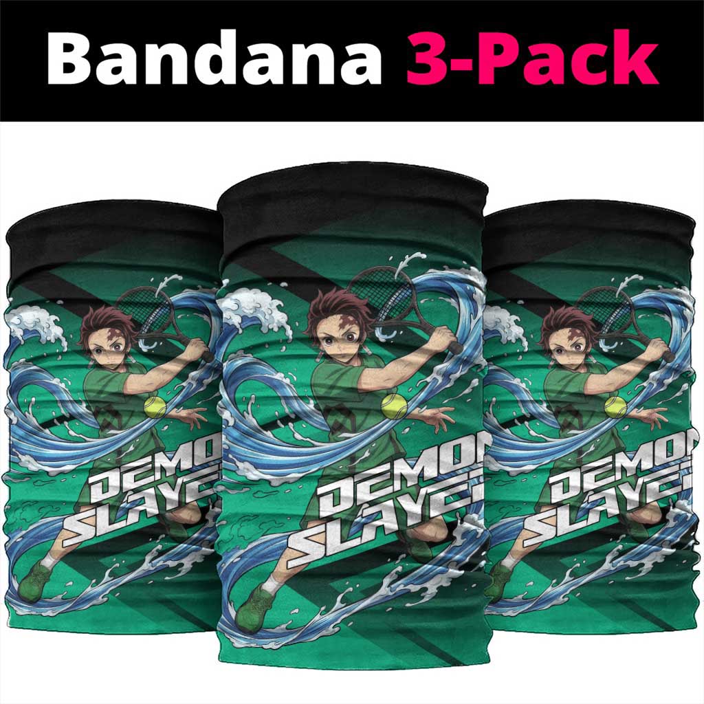 Tanjiro Kamado Water Hashira Neck Gaiter Sporty Anime Mashup Style