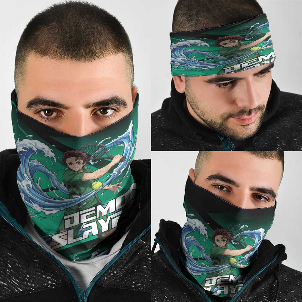 Tanjiro Kamado Water Hashira Neck Gaiter Sporty Anime Mashup Style