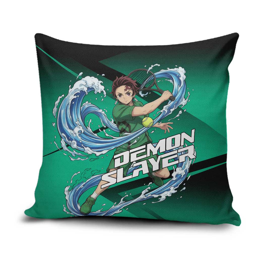 Tanjiro Kamado Water Hashira Pillow Cover Sporty Anime Mashup Style