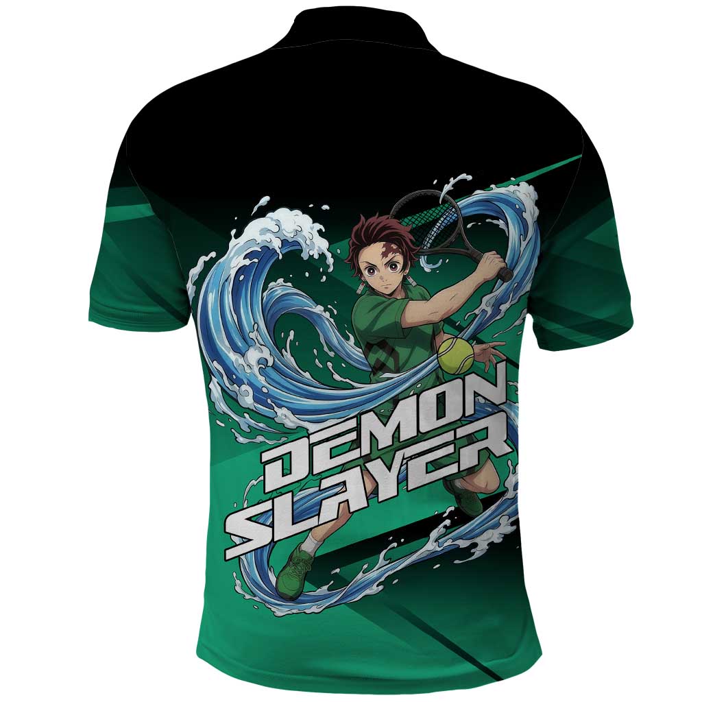 Tanjiro Kamado Water Hashira Polo Shirt Sporty Anime Mashup Style