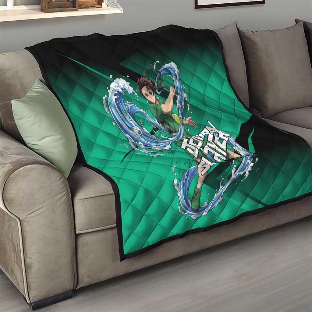 Tanjiro Kamado Water Hashira Quilt Sporty Anime Mashup Style
