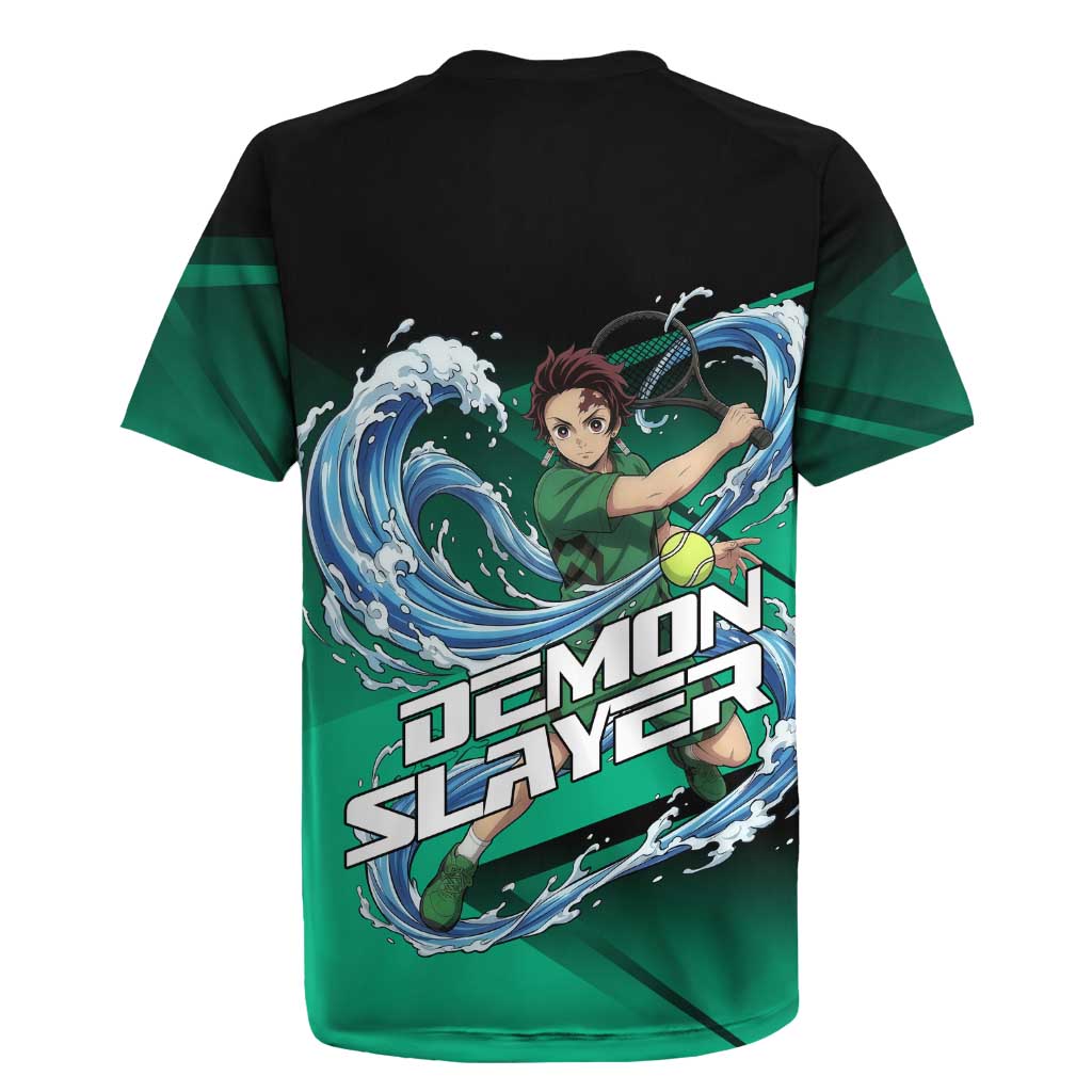 Tanjiro Kamado Water Hashira Rugby Jersey Sporty Anime Mashup Style