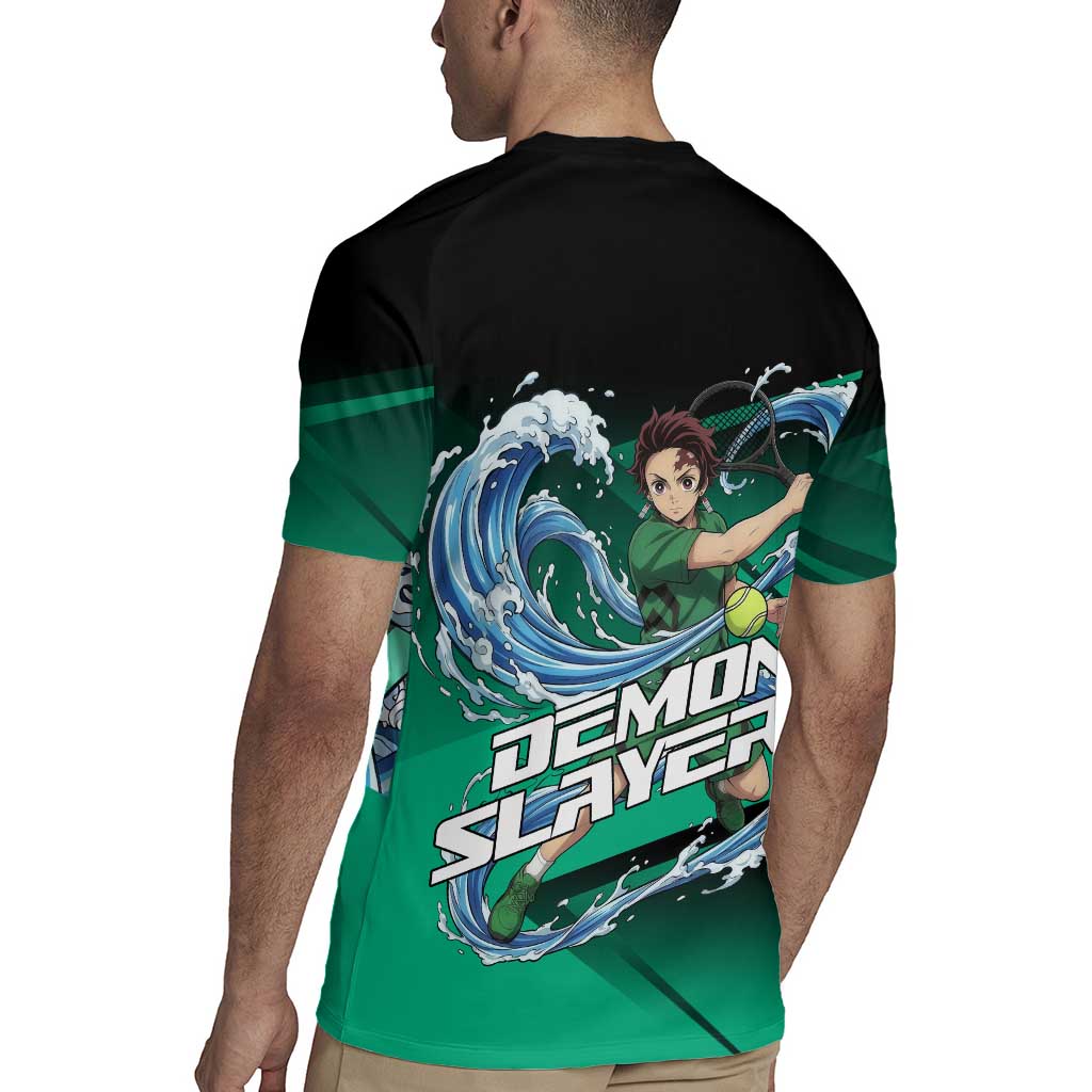 Tanjiro Kamado Water Hashira Rugby Jersey Sporty Anime Mashup Style
