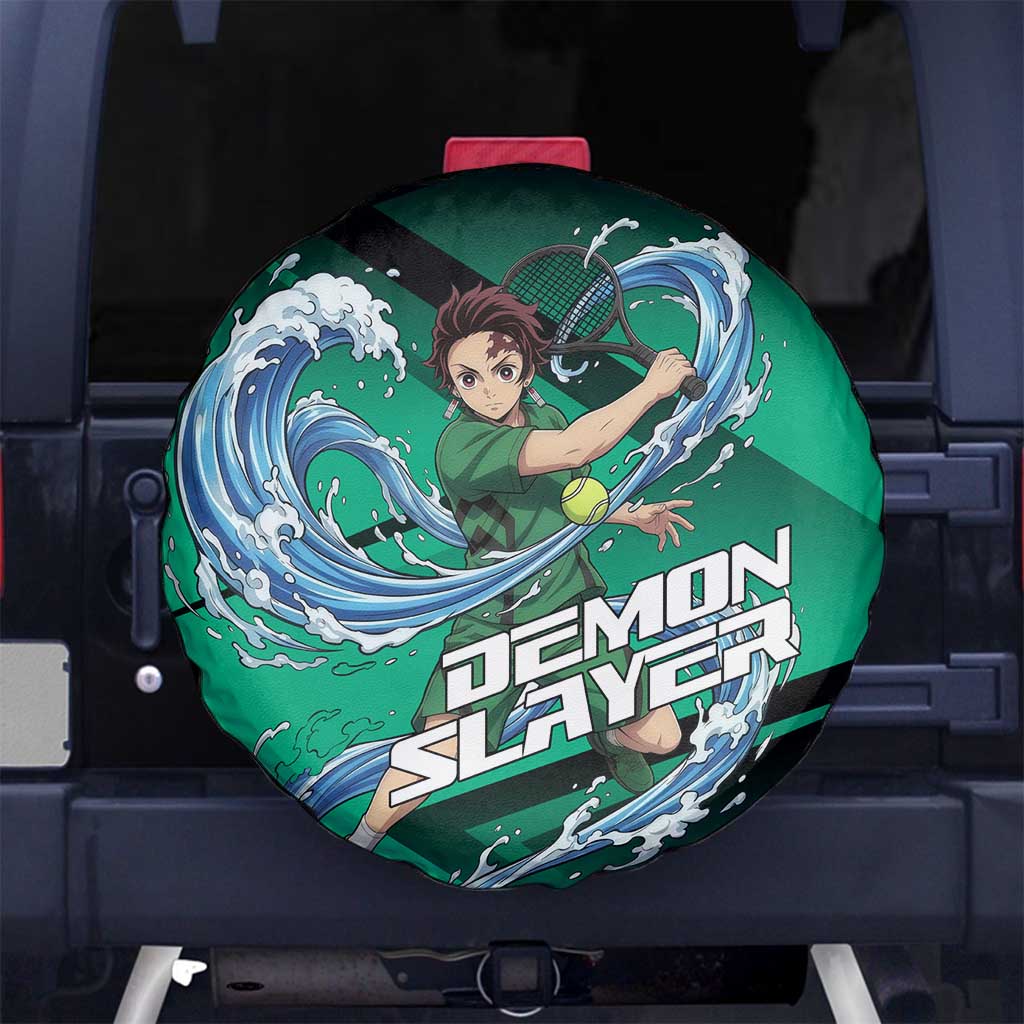 Tanjiro Kamado Water Hashira Spare Tire Cover Sporty Anime Mashup Style