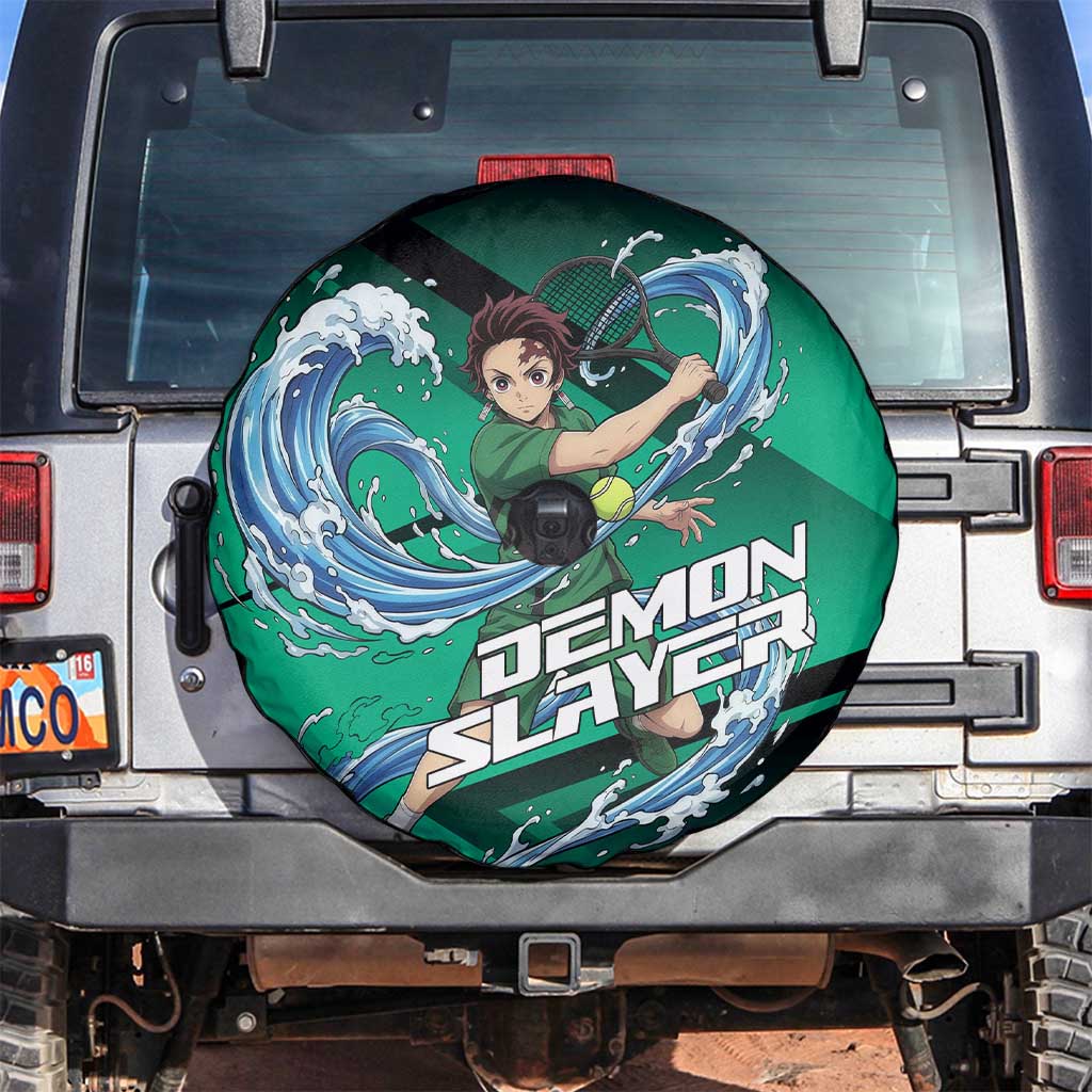 Tanjiro Kamado Water Hashira Spare Tire Cover Sporty Anime Mashup Style