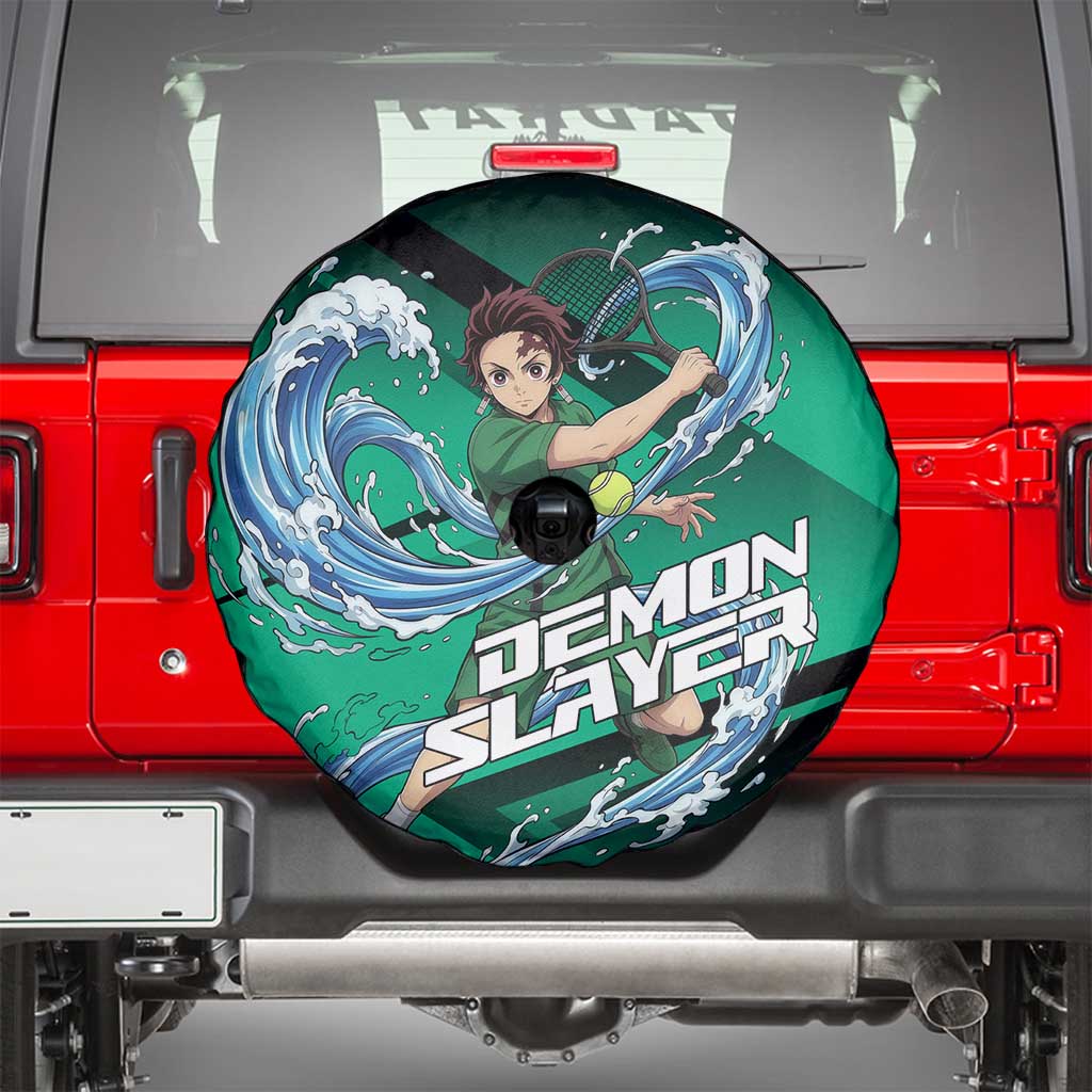 Tanjiro Kamado Water Hashira Spare Tire Cover Sporty Anime Mashup Style